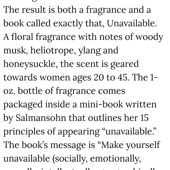 BLUE Q  Unavailable 1oz Perfume and Book Set Discontinued Retired Rare - Picture 8 of 11